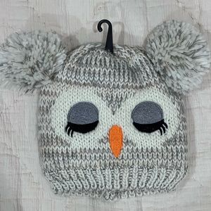 Warm Owl Hat for 1T-2T